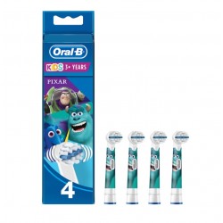 ORAL-B Kids Recambios Cepillo Eléctrico Pixar 4 Cabezales