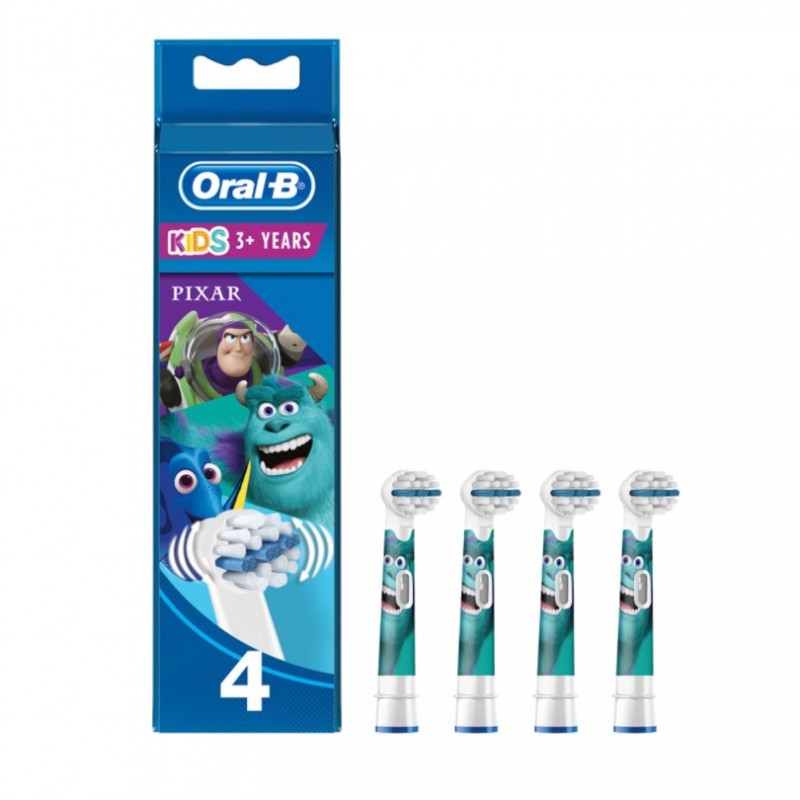 ORAL-B Kids Recambios Cepillo Eléctrico Pixar 4 Cabezales