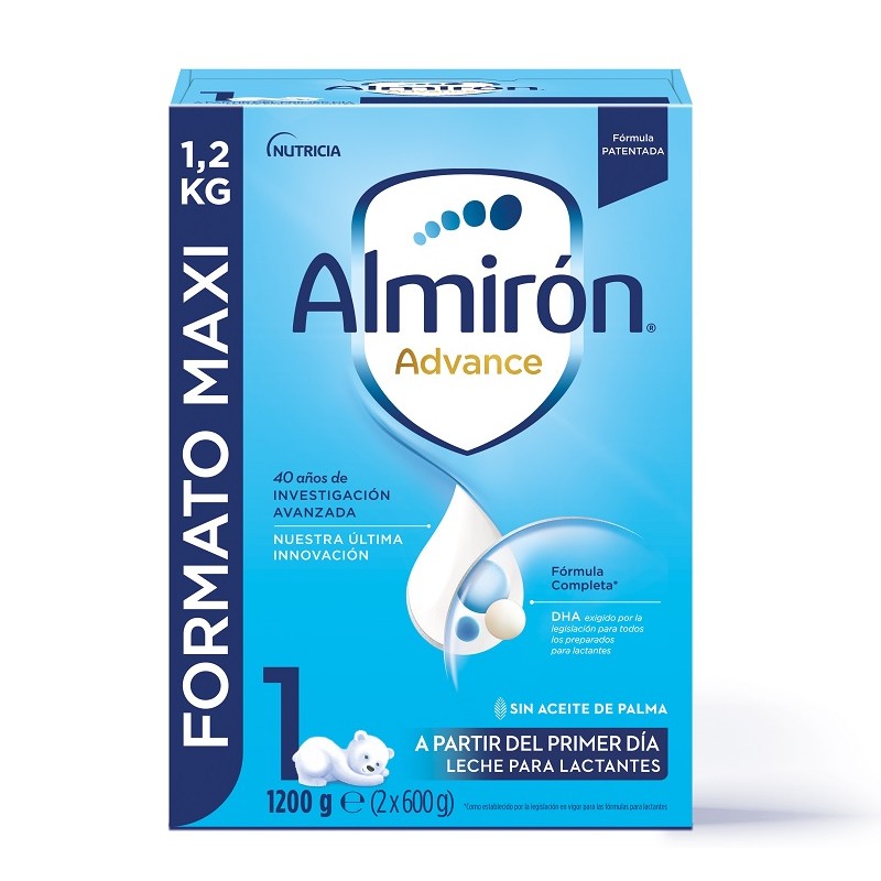 ALMIRÓN Advance 1 con Pronutra Leche para Lactantes 1200gr NUEVA FÓRMULA