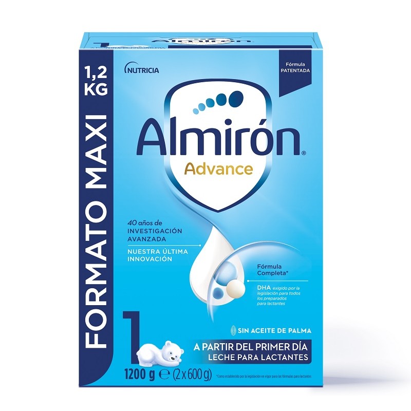 Leche Almirón Advance 1 1200 gr 0m+. 184399