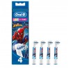 ORAL-B Kids Spiderman Electric Toothbrush Replacement Parts 4 Heads