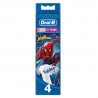 ORAL-B Kids Spiderman Pièces de rechange pour brosse à dents électrique 4 têtes