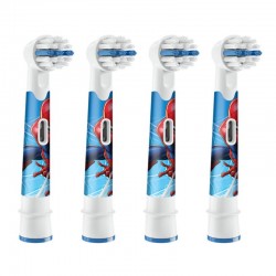 Parti di ricambio per spazzolino elettrico ORAL-B per bambini Spiderman 4 teste