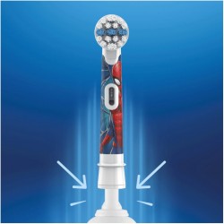 Parti di ricambio per spazzolino elettrico ORAL-B per bambini Spiderman 4 teste