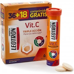 LEOTRON Vitamina C 36 comprimidos + 18 GRÁTIS