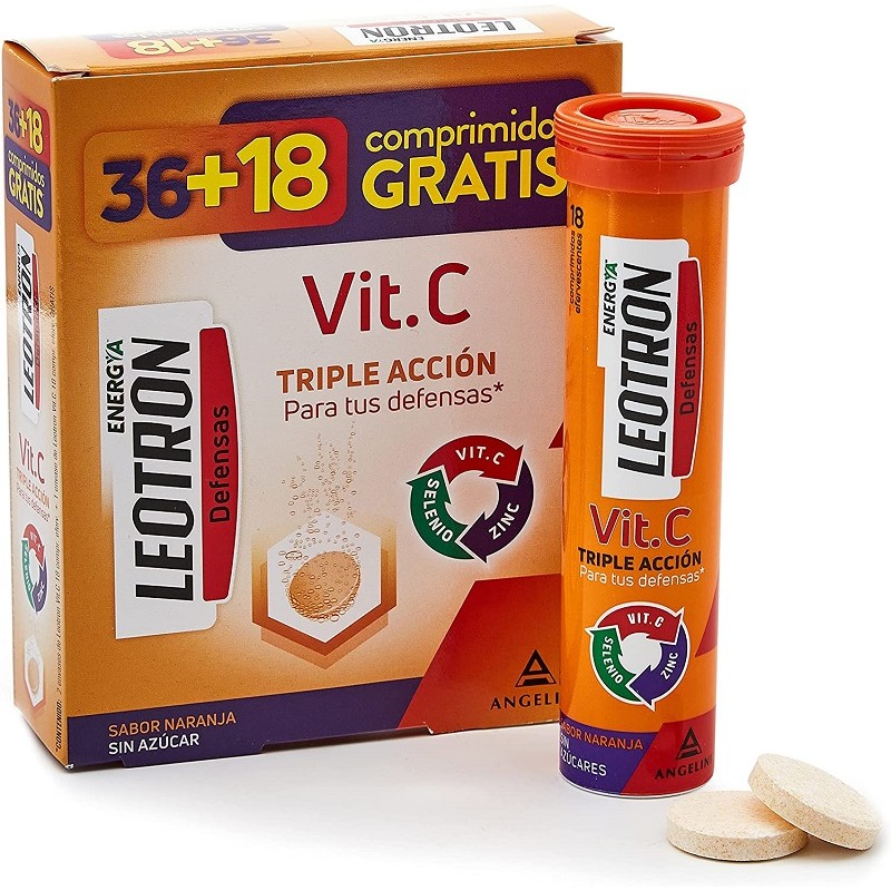 LEOTRON Vitamin C 36 Tabletten + 18 GRATIS LEOTRON Vitamin C 36 Tabletten + 18 GRATIS