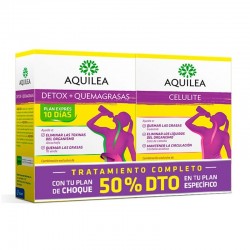 AQUILEA Detox Quemagrasas + Celulite Pack -50%Dto