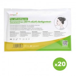 20x TEST ANTÍGENOS Nasal Rápido Covid-19 (Pack 20 Test Antígenos) - Hotgen