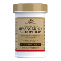 SOLGAR 40 Plus Advanced Acidophilus Probiotic 60 Gemüsekapseln