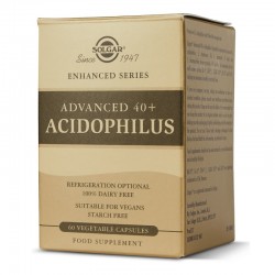 SOLGAR 40 Plus Advanced Acidophilus Probiotic 60 Gemüsekapseln