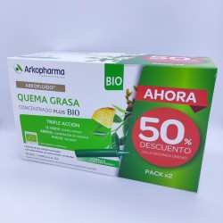ARKOPHARMA Arkofluido Quemagrasas BIO Pack x2 (20+20 ampollas)