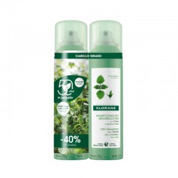 KLORANE DUPLO Brennnessel Trockenshampoo 2x150ml
