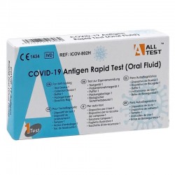TEST ANTÍGENOS Rápido de Saliva COVID-19 (1 Test Oral) ALL TEST