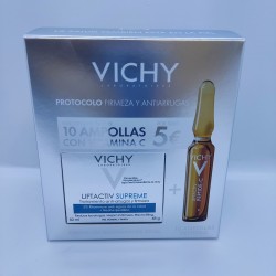 VICHY Liftactiv Supreme Crema Antiarrugas Piel Normal/Mixta + 10 Ampollas Peptide C