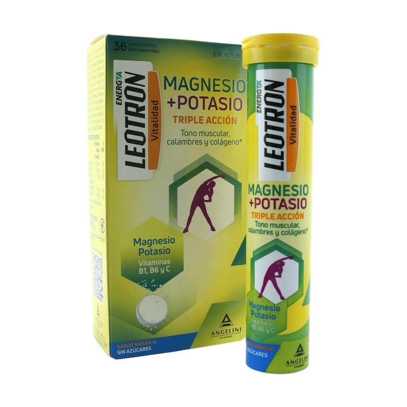 LEOTRON Magnesium+Kalium Dreifachwirkung 36 Brausetabletten LEOTRON Magnesium+Kalium Dreifachwirkung 36 Brausetabletten