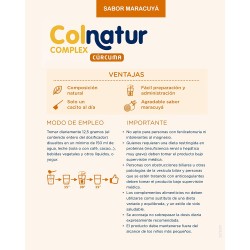 COLNATUR Complex Cúrcuma sabor Maracuyá Colágeno Soluble 250g
