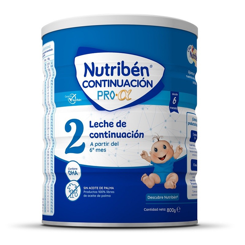 NUTRIBÉN Continuation Pro Alfa 2 Lait de Continuation 800gr NUTRIBÉN Continuation Pro Alfa 2 Lait de Continuation 800gr
