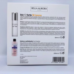 BELLA AURORA BIO 10 Forte M-Lasma Tratamiento Despigmentante Intensivo 30ml + Tónico Exfoliante 200ml de REGALO