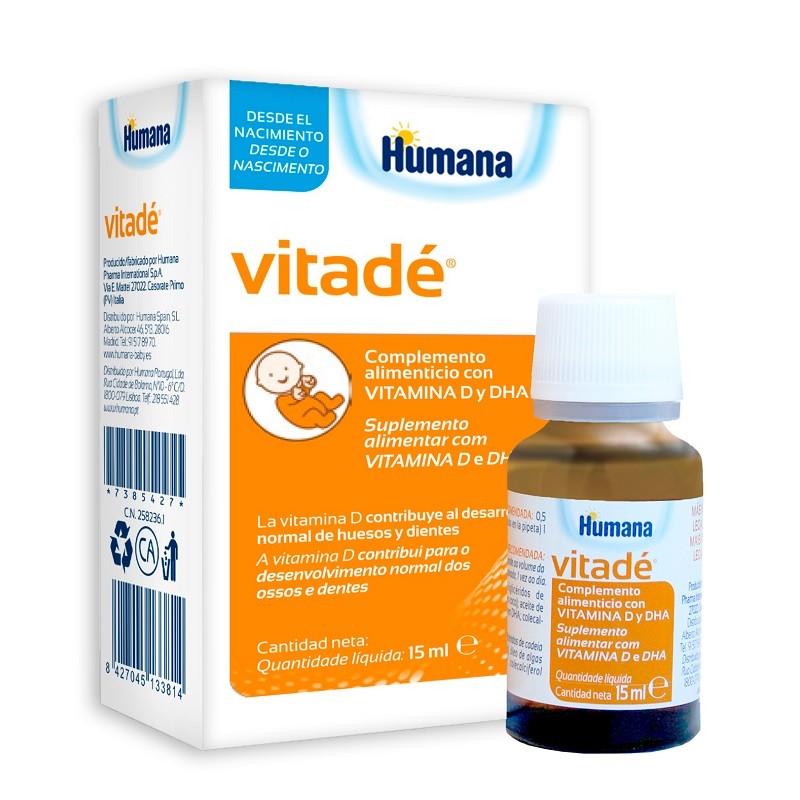 VITADÉ Vitamina D e DHA 15ml VITADÉ Vitamina D e DHA 15ml