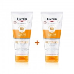 EUCERIN Sonnenschutz Sensitive Protect Ultralight Gel-Creme Dry Touch SPF50+ DUPLO 2x200ml