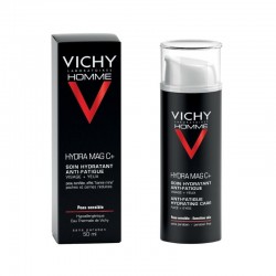 VICHY Homme Hydra Mag C+ Anti-Fatigue Hydratant Visage et Yeux 50 ml
