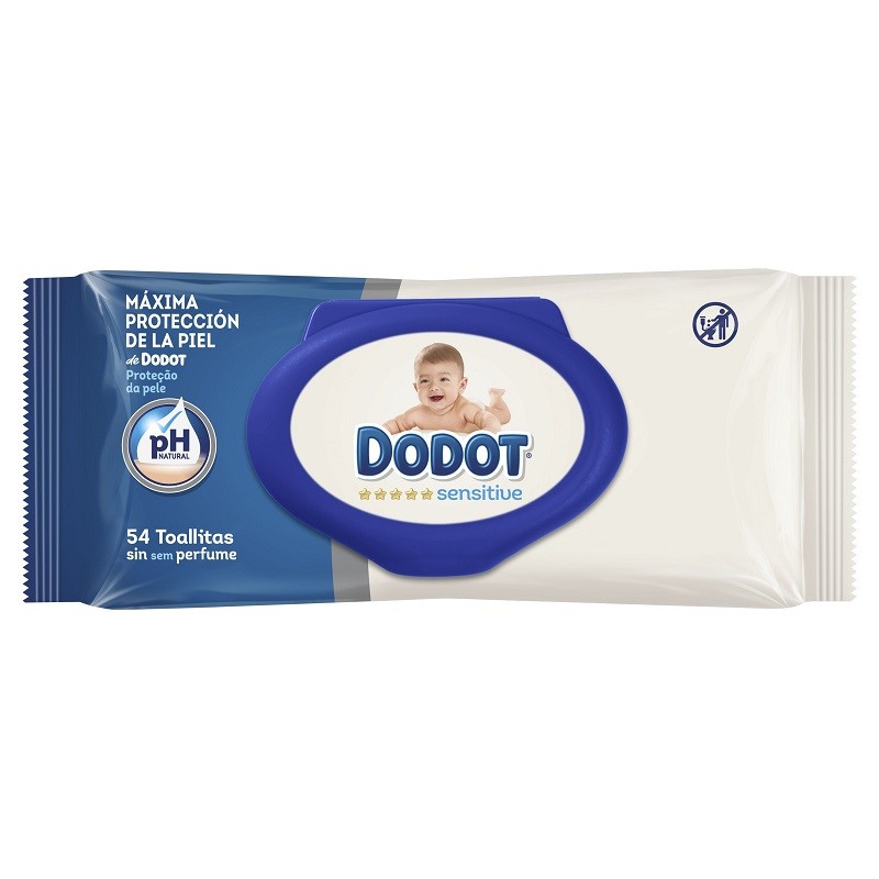 Comprar DODOT Sensitive Toallitas para Bebés x54 toallitas
