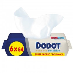 Lenços umedecidos sensíveis DODOT 6x54 (324 lenços umedecidos)