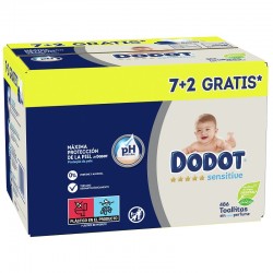 DODOT Sensitive Toallitas para Bebés 9x54 (486 toallitas)
