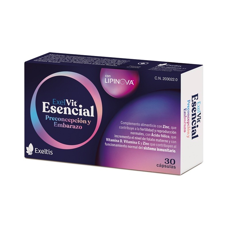 Exelvit Essencial Preconceito e Gravidez 30 cápsulas Exelvit Essencial Preconceito e Gravidez 30 cápsulas