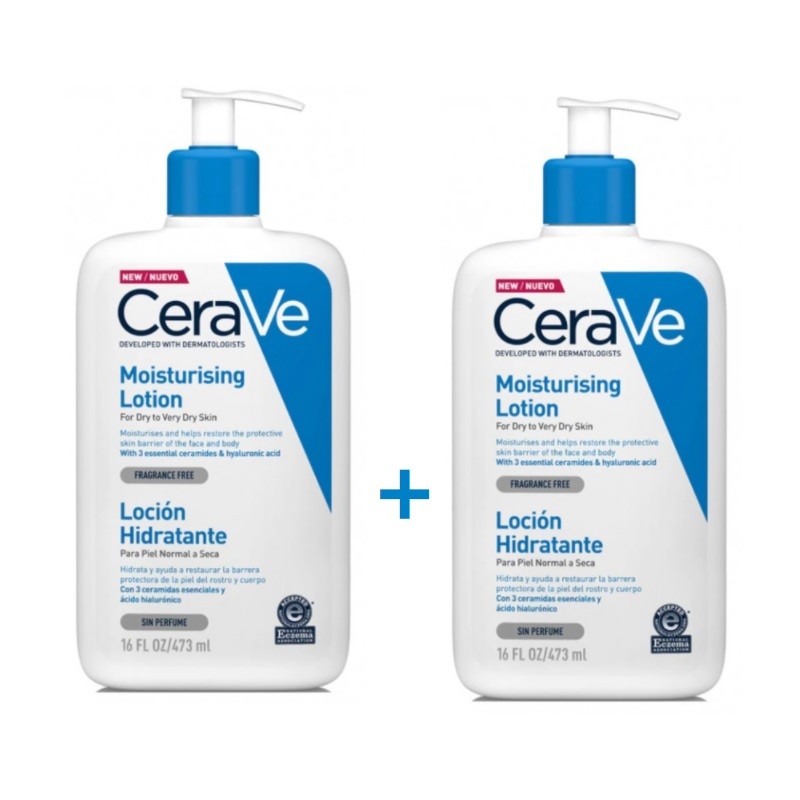 CERAVE DUPLO Feuchtigkeitslotion 2x473ml CERAVE DUPLO Feuchtigkeitslotion 2x473ml