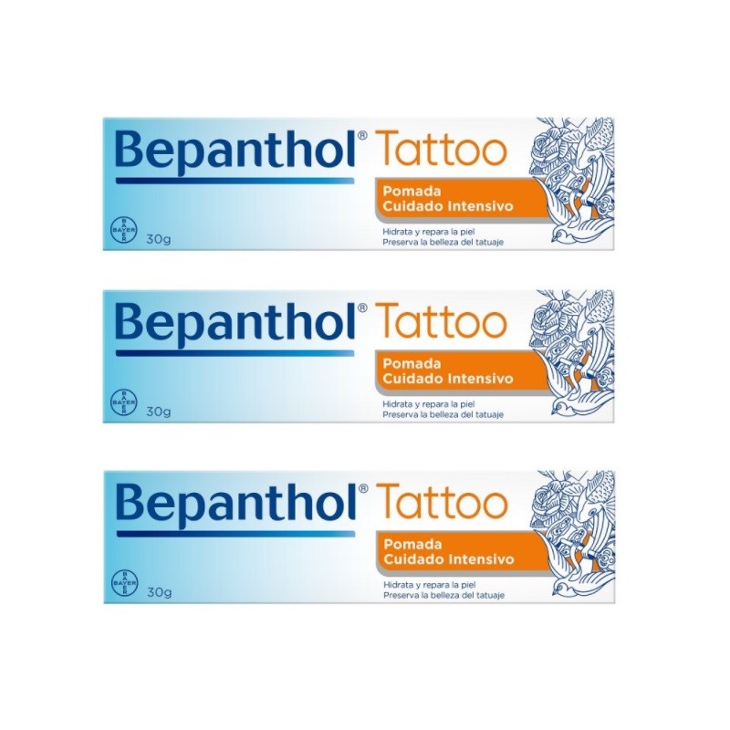 BEPANTHOL Tattoo Crema Tatuajes TRIPLO 3x30gr