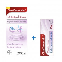 Gine-Canesten GinecanesCalm 200ml + GinecanesGel-Crema 15g Confezione Risparmio