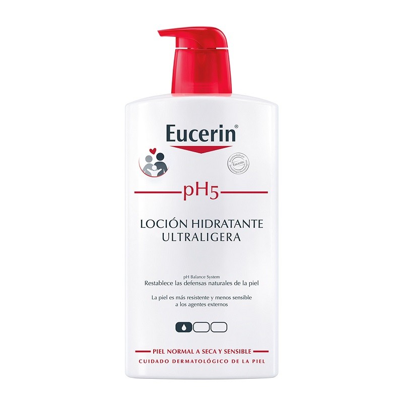 EUCERIN pH5 Lotion Hydratante Ultra Légère Peaux Sensibles 1000 ml