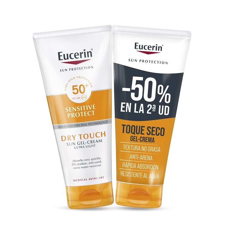 EUCERIN Sensitive Protect Gel-Crema Toque SPF50+DUPLO
