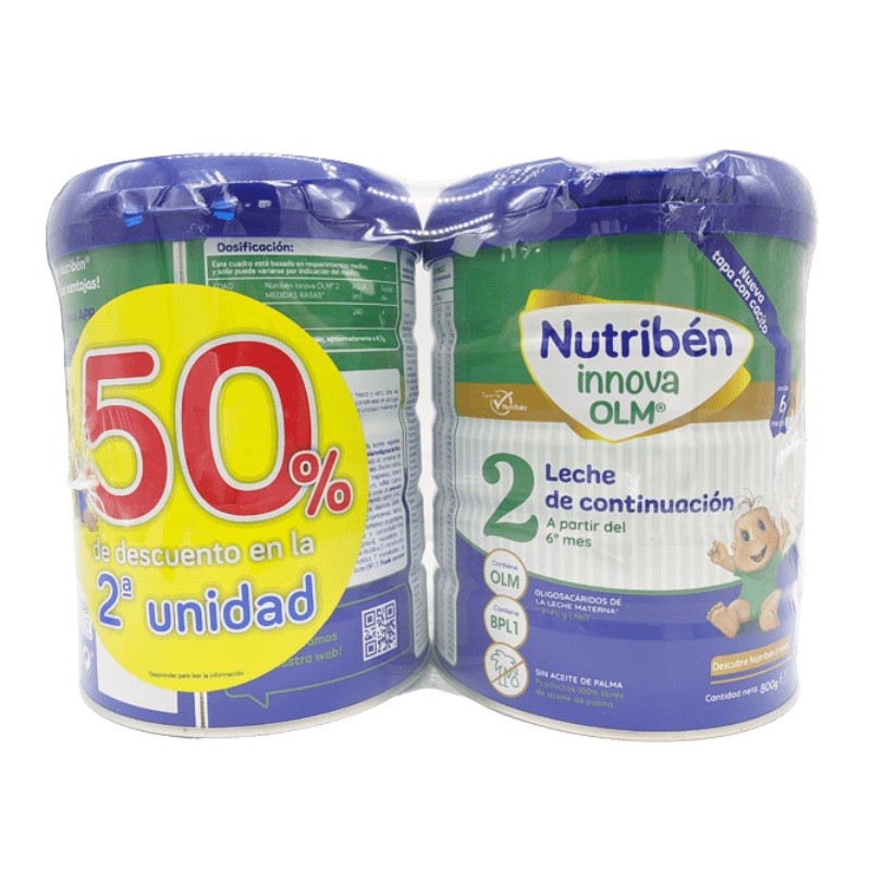 NUTRIBEN Innova 2 DUPLO Folgemilch 800gr +800gr NUTRIBEN Innova 2 DUPLO Folgemilch 800gr +800gr