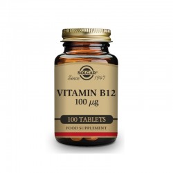 SOLGAR Vitamin B12 100μg (Cyanocobalamin) 100 tablets