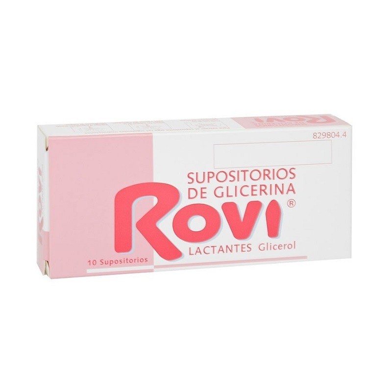 ROVI Glycerin-Zäpfchen für Säuglinge 10 Zäpfchen