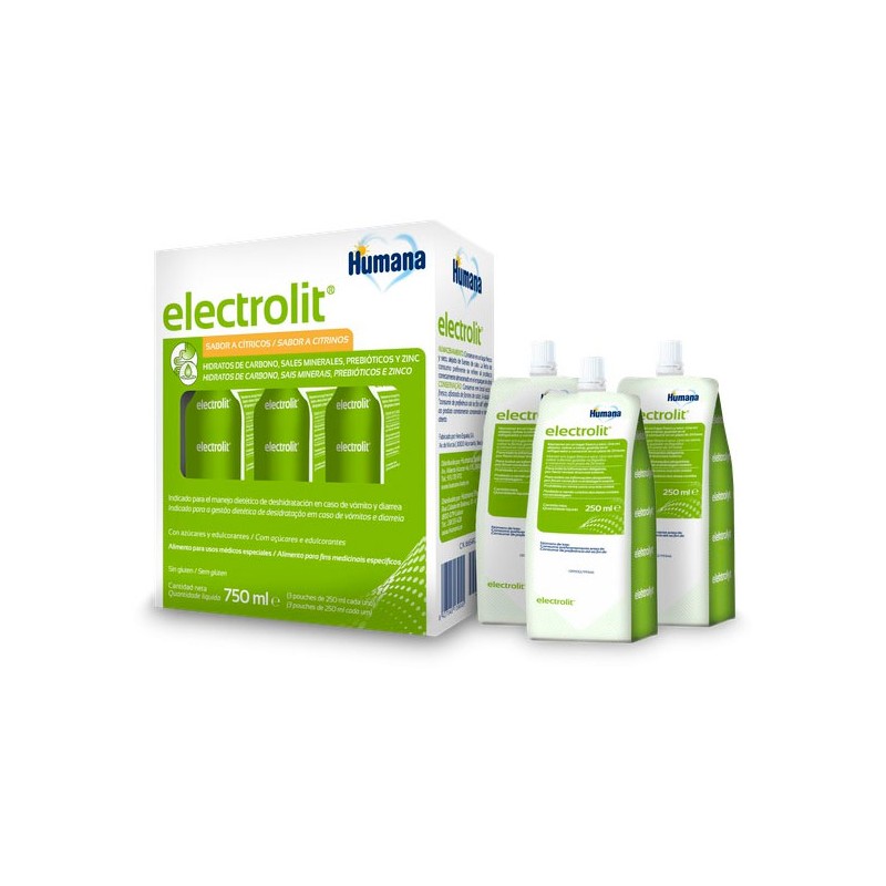 ELECTROLIT Solution de Réhydratation Orale 3 x 250 ml