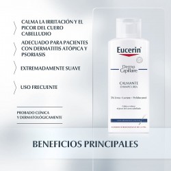 EUCERIN Urea Dermo Capillaire Shampoo für trockenes Haar 250ml