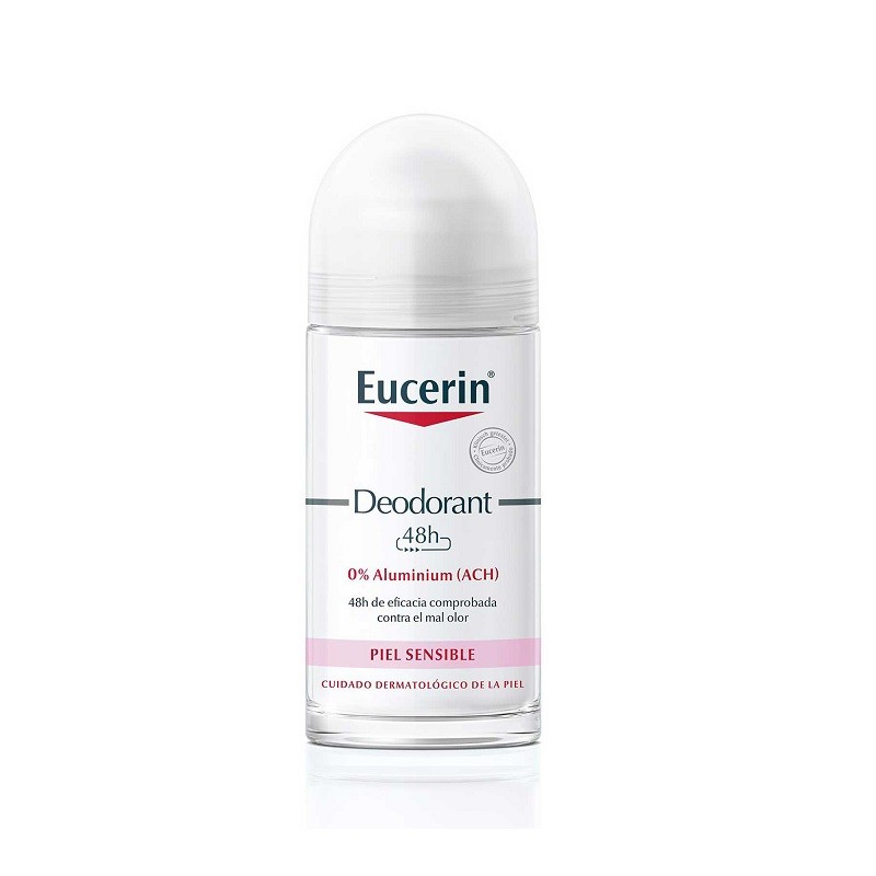 EUCERIN Desodorante 0% Aluminio Roll-On 24h (50ml)