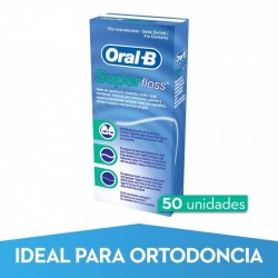 ORAL-B Superfloss Fio Dental Sem Cera 50 Fios