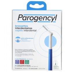 PAROGENCYL Interdentalbürste + 6 Nachfüllpackungen Starter Kit
