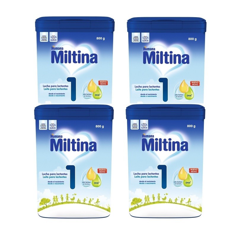 MILTINA 1 Starter Milk for Infants Pack 4x800gr