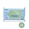 MUSTELA BIO Avocado Reinigungstücher Pack 3x60 (180 Stück) SPARPAKET