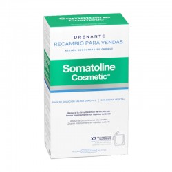 SOMATOLINE Refil Bandagens Redutoras Drenantes 6 Sachês de Reposição
