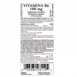 SOLGAR Vitamin B6 100mg (100 pflanzliche Kapseln)