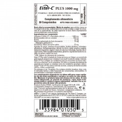SOLGAR Ester-C Plus 1000mg Vitamin C 30 Tablets