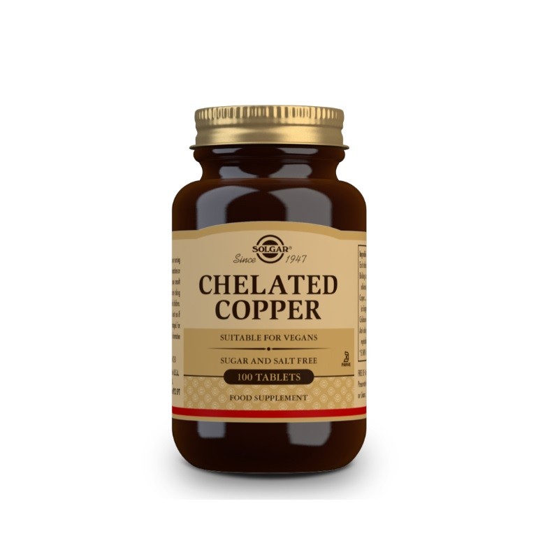 SOLGAR Chelatisiertes Kupfer 100 Tabletten