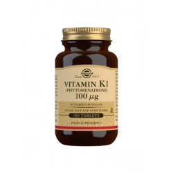 SOLGAR Vitamine K1 (100mg) 10 comprimés