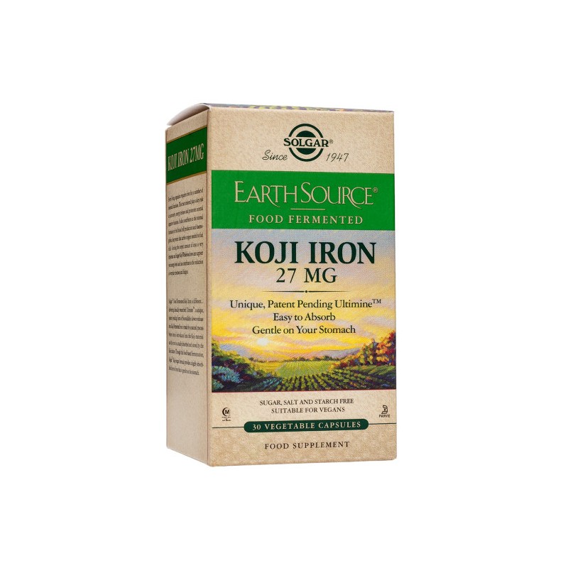 SOLGAR Earth Source Koji Fer 30 gélules